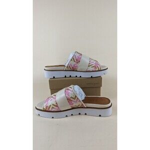 Gentle Souls Lavern Strap Slides Platform Sandals Womens 9 M Pink Shoes $189 NWB